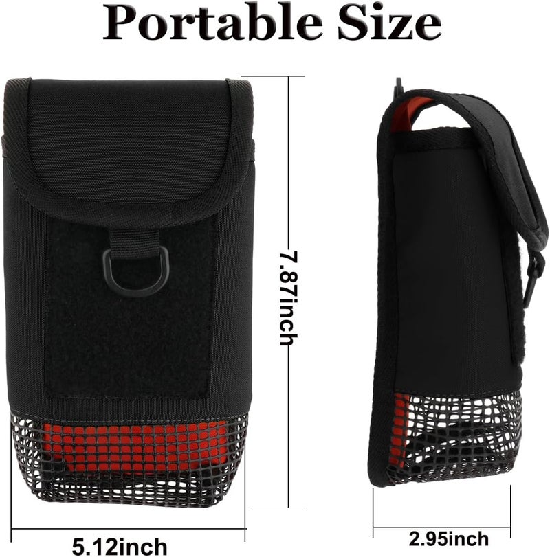 Fiozinx Scuba Diving Gear Bag, Safety SMB Mesh Gear Bag Finger Reel Storage Pocket Carry Case Pouch for Snorkeling Gear & Equipment - Image 3